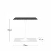 Fulham Square Bar Table, Black Terrazzo & White