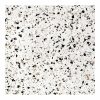 Fulham Square Bar Table, Terrazzo & Black 80cm