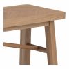 Galway Herringbone Dining Bench, Oak