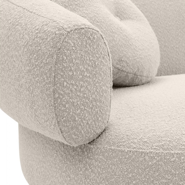 Hallfield 3 Seater Sofa, Speckled Stone Sustainable Boucle