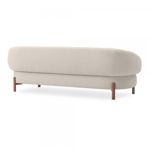 Hallfield 3 Seater Sofa, Speckled Stone Sustainable Boucle