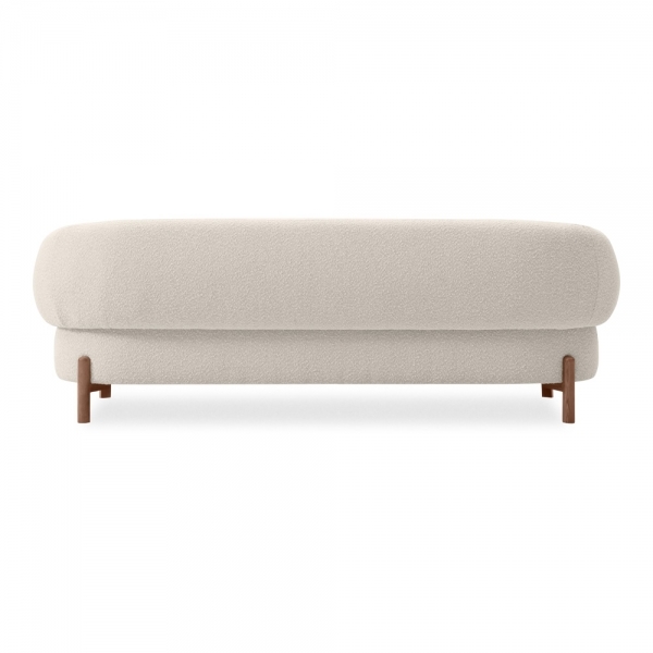 Hallfield 3 Seater Sofa, Speckled Stone Sustainable Boucle