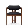 Hallie Carver Dining Chair, Noir Black
