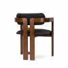 Hallie Carver Dining Chair, Noir Black