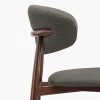 Halston Bar Stool, Speckled Grey Sustainable Fabric