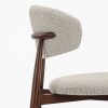 Halston Bar Stool, Speckled Stone Sustainable Boucle
