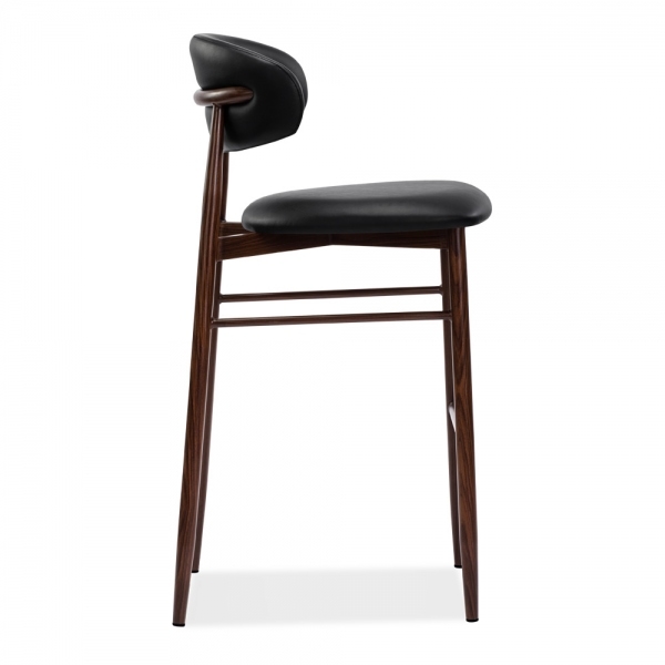 Halston Bar Stool, Vintage Black