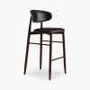 Halston Bar Stool, Vintage Black
