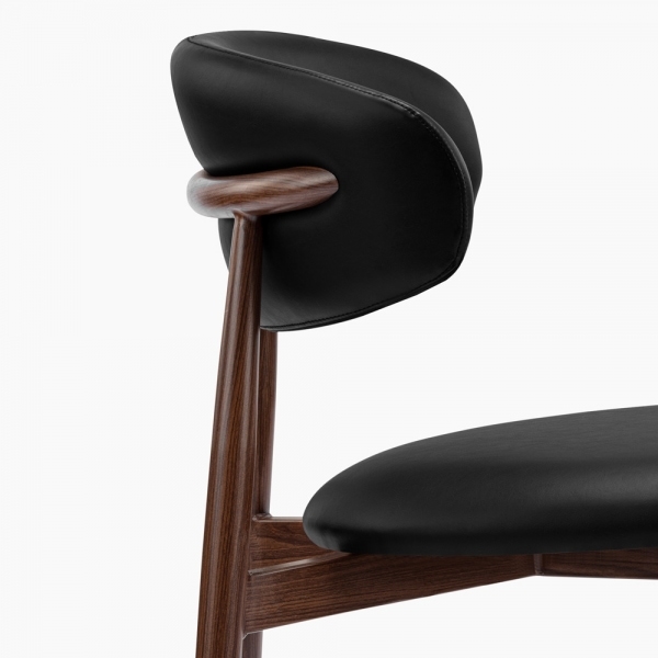 Halston Bar Stool, Vintage Black