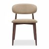 Halston Dining Chair, Latte Sustainable Fabric