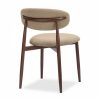 Halston Dining Chair, Latte Sustainable Fabric