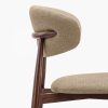 Halston Dining Chair, Latte Sustainable Fabric