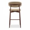 Halston Kitchen Stool, Latte Sustainable Fabric