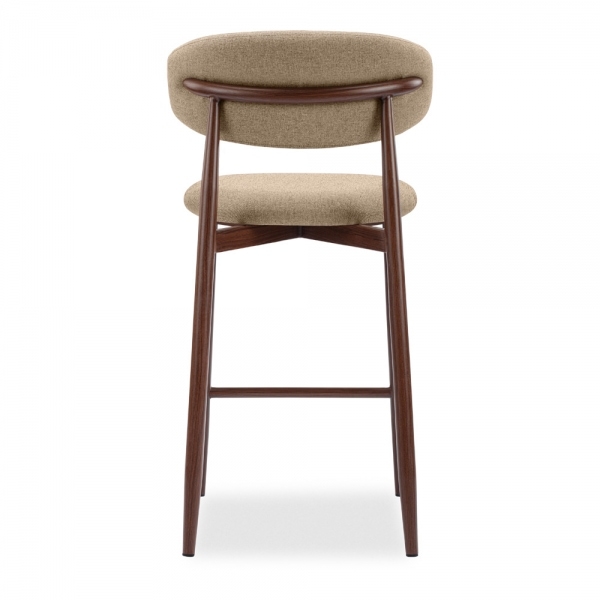 Halston Kitchen Stool, Latte Sustainable Fabric