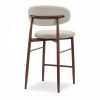 Halston Kitchen Stool, Speckled Stone Sustainable Boucle