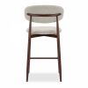 Halston Kitchen Stool, Speckled Stone Sustainable Boucle