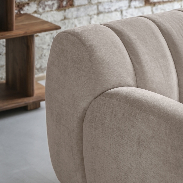 Hattie 3 Seater Sofa, Cool Cream