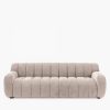 Hattie 3 Seater Sofa, Cool Cream