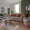 Hayden 2 Seater Sofa, Cream Chenille