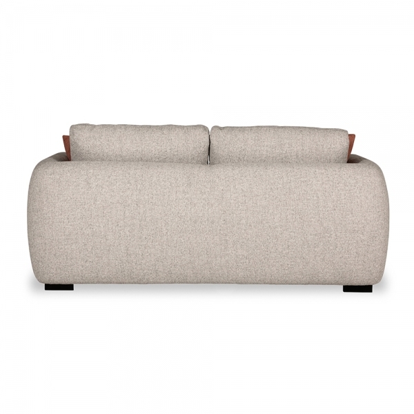Hayden 2 Seater Sofa, Cream Chenille