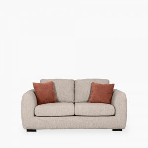 Hayden 2 Seater Sofa, Cream Chenille