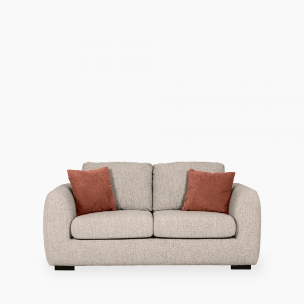 Hayden 2 Seater Sofa, Cream Chenille