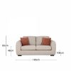 Hayden 2 Seater Sofa, Cream Chenille