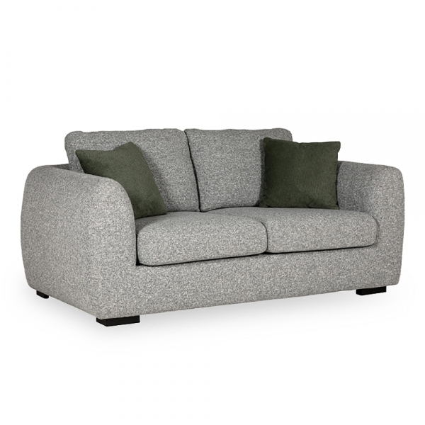 Hayden 2 Seater Sofa, Grey Chenille