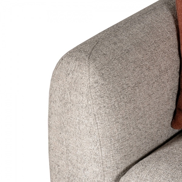 Hayden 4 Seater Sofa, Cream Chenille