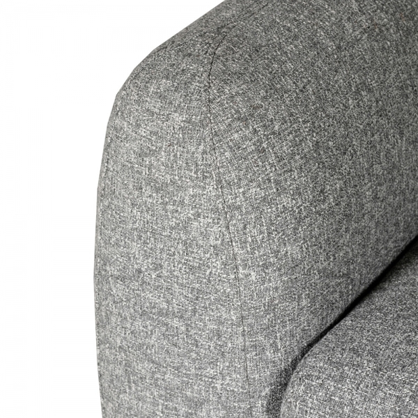 Hayden 4 Seater Sofa, Grey Chenille