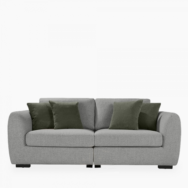 Hayden 4 Seater Sofa, Grey Chenille