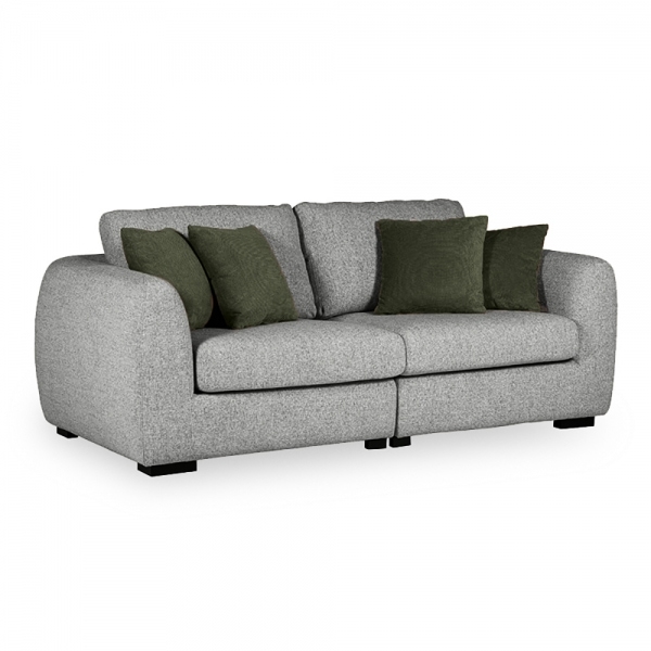 Hayden 4 Seater Sofa, Grey Chenille