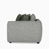 Hayden Right Corner Sofa Section, Grey Chenille