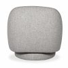Hayden Swivel Armchair, Grey Chenille