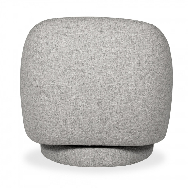 Hayden Swivel Armchair, Grey Chenille