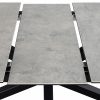 Heaven 8-10 Seat Extendable Dining Table, Light Grey Ceramic