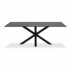 Heaven 8 Seat Dining Table, Dark Grey Ceramic
