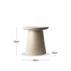 Hkliving Earthenware Side Table, Cream