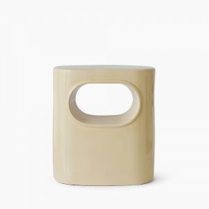 Hkliving Space Side Table, Cream