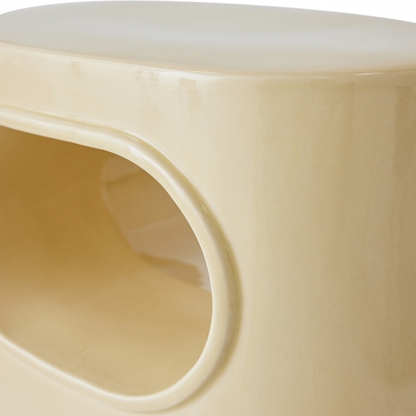 Hkliving Space Side Table, Cream