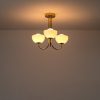 houseof 3 Light Bowl Ceiling Light, Brass
