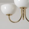 houseof 3 Light Bowl Ceiling Light, Brass
