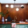 houseof 4 Plate Pendant Light, Brass
