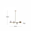 houseof 4 Plate Pendant Light, Brass