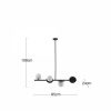 houseof 4 Plate Pendant Light, Charcoal