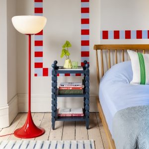 houseof Bowl Floor Lamp, Jam Red