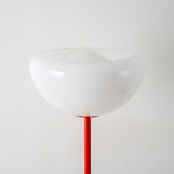 houseof Bowl Floor Lamp, Jam Red