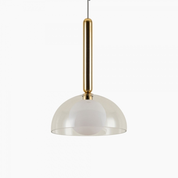 houseof Glass Dome Ceiling Light, Brass
