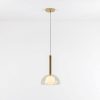 houseof Glass Dome Ceiling Light, Brass
