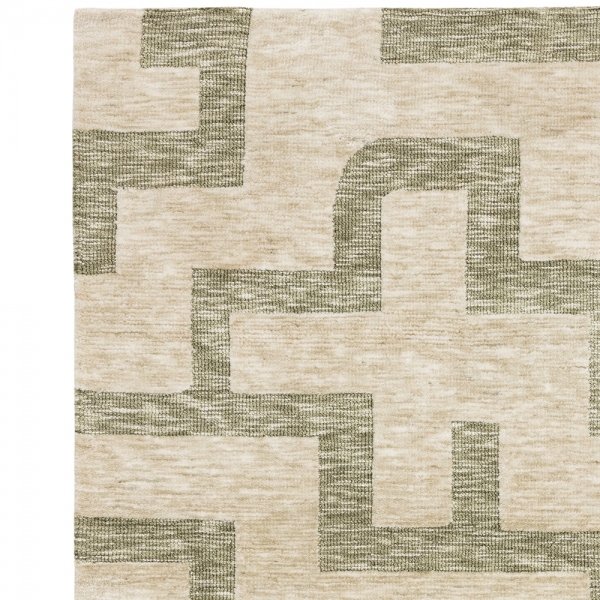 Jarret Rug, Cream & Green